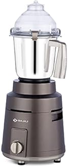Bajaj Herculo 1000W Powerful Mixing Mill with Nutri-Pro Function, 3 Jars, Coffee Brown and Gold