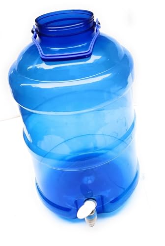 Image of JAGMOOLYA Products 20 Litre Plastic Water Dispenser | Large Capacity Drinking Water Container | Manual /Gravity Water Pump Dispenser for Home, Office & Outdoor | Safe BPA-Free Plastic Tank Pack of 1