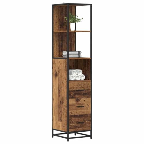 Muebles de baño para aseo de invitados con estantes organizadores 3