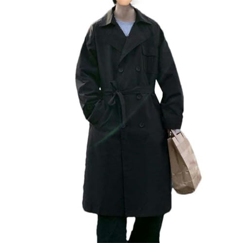 Veste coréenne décontractée homme manteau de bureau ample couleur unie avec poche