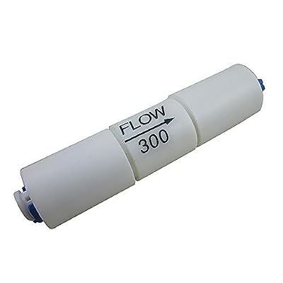 DIGITEN 50GPD Flow Restrictor 300CC 1/4" Quick Connect for RO Reverse Osmosis (pack of 2)