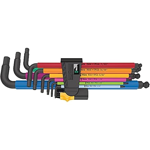 950 SPKL/9 SZ LONG ARM HEX KEY SET (SB Package Clip NEW) Cover
