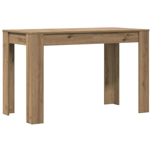 vidaXL Table à Manger chêne Artisanal 120x60x76 cm Bois d'ingénierie, Table, Table de dîner, Meuble à Manger, Table de Cuisine, Table de Restaurant