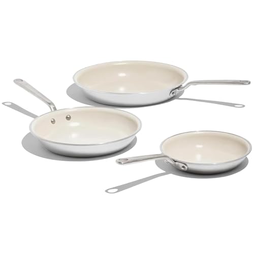 Made In Cookware 3-Piece Ceramic Non Stick Frying Pan Set