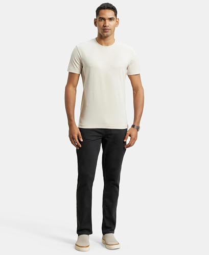 Image of Jockey Men's Solid Regular Fit T-Shirt