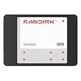 SANDISK 320 SATA SSD 1 TB (2,5”/7 mm, bis zu 545 MB/s Lesegeschwindigkeiten, SANDISK 3D NAND-Technologie)