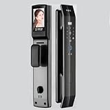 Fechadura eletrônica inteligente câmera, reconhecimento facial 3D, Digital Biométrica