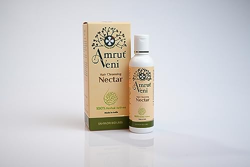- Hair Cleansing Nectar Shampoo – Biotechnologically Engineered with 100% Herbal Actives, Daily Use Formula Without Harsh Surfactants, Protects & Promotes Healthy & Beautiful Hair 100ML