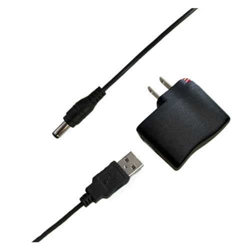 Av[d 5V db 9V Xs[J[[dP[u tw 10V EGXg}CN(5V 5.5 USB split head 1 meter)