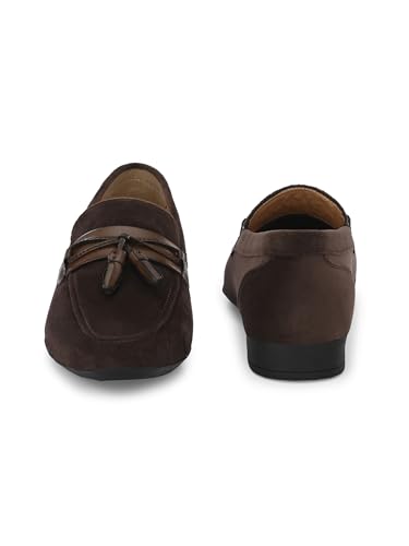 Image of San Frissco Men's Formal Loafers Leatherette Trending Shoes with Tussle,Semi Casual Cushioned Footbed Cushioned Footbed Formal Party Slip-On Shoes /Stylish, Comfortable & Lightweight