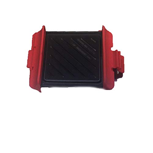 Grillpfanne,Rauchfreie Antihaft-Haushalts-Mikrowelle Ofenflügelflügel Pizza Für Die Mikrowelle Antihaft-Grillplatte Mit,Rot