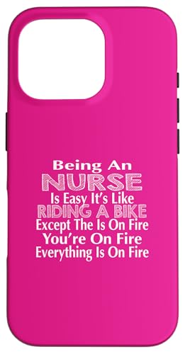 Being a Nurse Like Ride a Bike ���[���A ���p �X�}�z�P�[�X iPhone 16 Pro �p