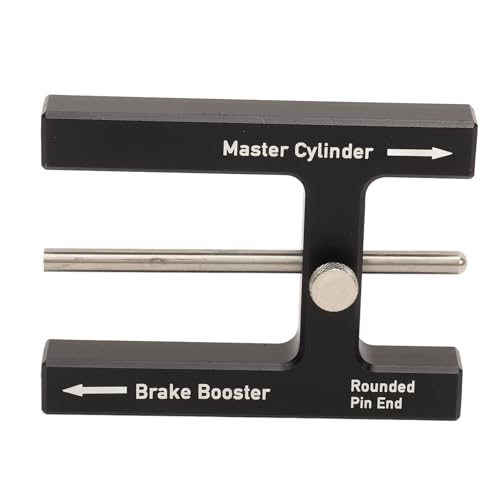 Jiawu Outil de Réglage de Frein, Jauge de Longueur de Tige de Poussée de Servofrein Réglable pour la Plupart des Servomoteurs de Frein et Maîtres-cylindres, Alliage D'aluminium