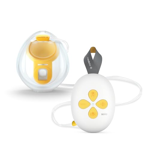 メデラ 電動搾乳機 ソロハンズフリー電動さく乳器 Medela コンパクトな片胸ハンズフリーさく乳・充電バッテリー内蔵・USB充電・服を着たままでさく乳・手が空くので、さく乳の時間もママの自由時間に