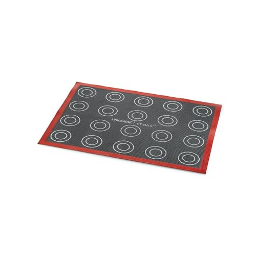 silikomart | Mikroperforierte Silikon-Luftmatte ECLAIR & CHOUX, 400x300 mm, Ideal für gleichmäßiges Kuchenbacken… – Ansicht 2