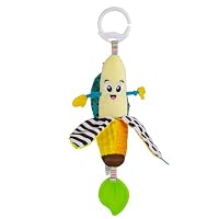 Tomy Lamaze Bea The Banana, Clip on Pram and Pushchair Newborn Baby Sensory Development Toy with Colours and Sounds Aged 0+ L27382AUT