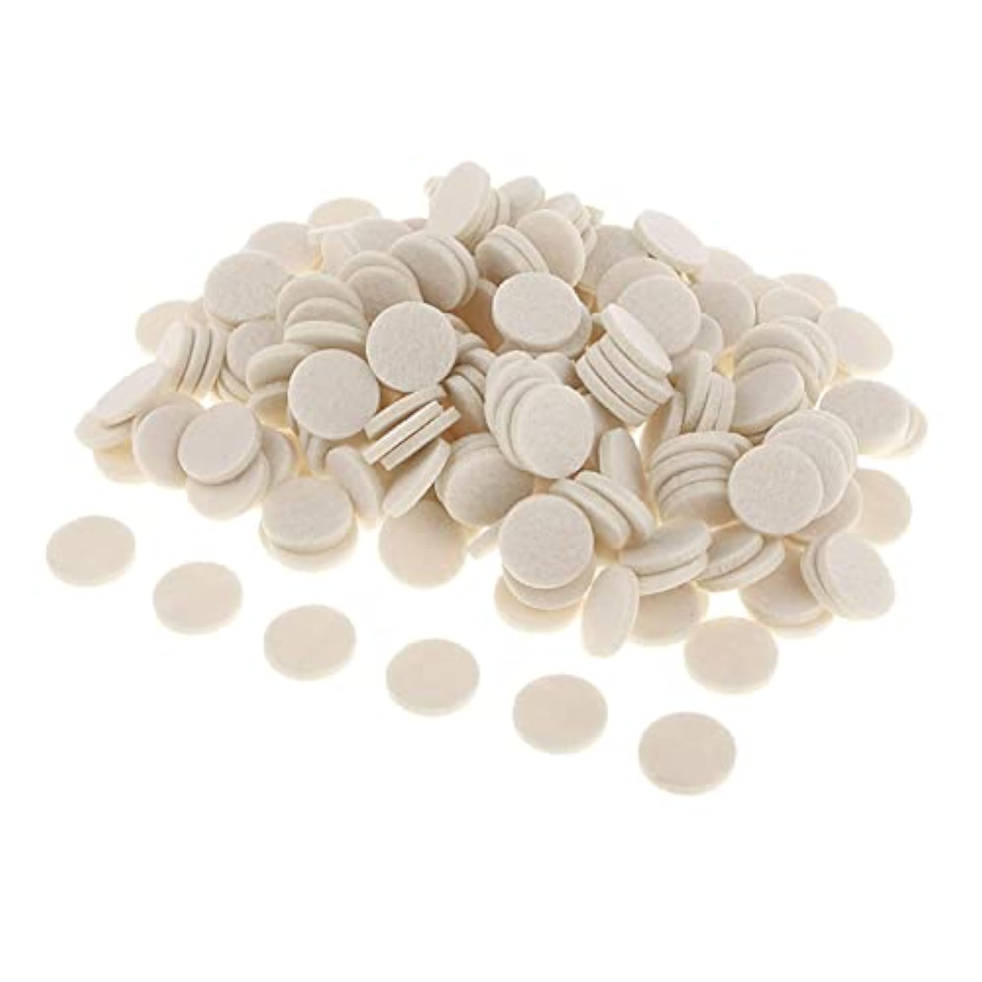 200Pcs Aromatherapy Essential Oil Diffuser Locket Refill Pads, Beige