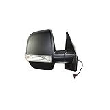 Rétroviseur électrique droit noir chauffant avec sonde 2 verres compatible avec Fiat Doblo 2 Cargo depuis 2010