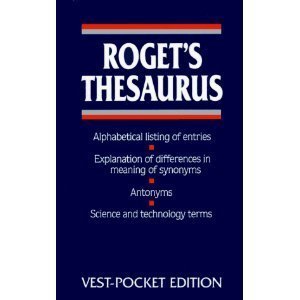 Roget's Thesaurus 0395454042 Book Cover