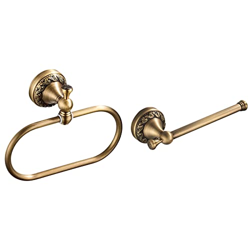 Aazon.co: WOLIBEER Bronze Towel Ring, Bathroo Hand Towel Holder Wall