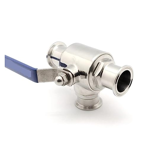 Válvula de bola de acero inoxidable de tres vías para desviar fluidos sin fugas 6