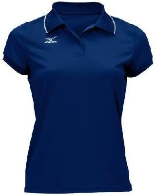 Mizuno Drylite – Polo de la Mujer, Mujer, Azul Marino