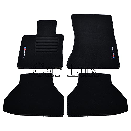Car Lux AR15766- Alfombras Coche Alfombrillas a Medida para X6 E72 Performance PB en Velour Desde 2008-