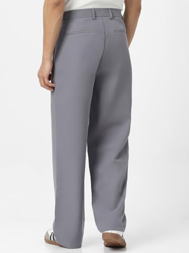 Image of Urbano Fashion Men's Loose Baggy Fit Solid Korean Pants Stretchable