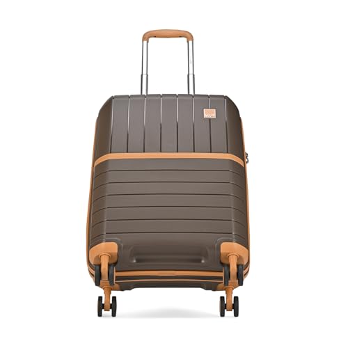 Image of VIP Classic Cabin-56 cm Small 8 Wheels Trolley Bag | Hard Luggage for Travel | 5 Years International Warranty (Brown)