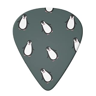 ASDTEHCY Lot de 6 médiators en celluloïd, motif pingouin, fins, moyens et lourds pour guitares acoustiques, électriques… - Les Beatles, Paul McCartney, John Lennon, RIngo Starr, George Harrison ASDTEHCY Lot de 6 médiators en celluloïd, motif pingouin, fins, moyens et lourds pour guitares acoustiques, électriques… – Image 3