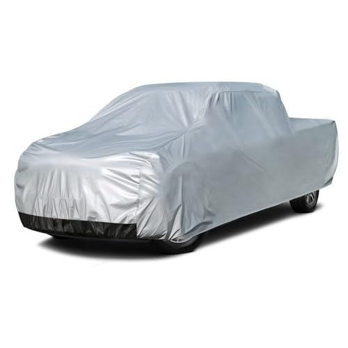 Kayme 6 Layers Truck Cover Waterproof All Weather, Heavy Duty Outdoor Pickup Cover Sun Uv Rain Protection, Universal Fit (Length Up to 240 inch) XL+ X
