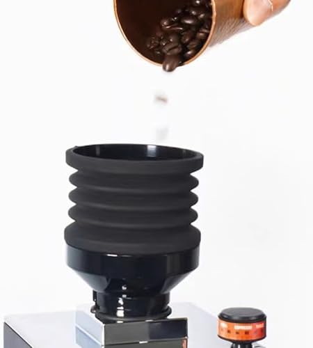 Coffee Grinder Single Dose Hopper, Silicone Hand Pressure Coffee Grinder Blowing Bean Bin for Eureka Mignon - Thumbnail 2