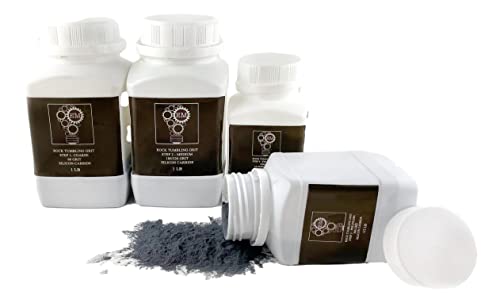Exploring Minds Rock Tumbler Tumbling Media 4 Piece Grit Pack Kit #TOP1