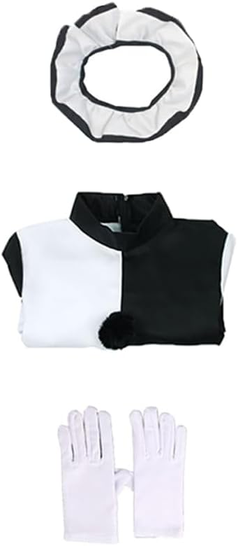 Anime Cosplay Costume Outfits Anime Black White Bodysuit Halloween Suit - Image 6