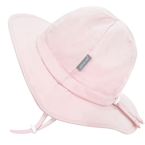 Image of JAN & JUL Original Grow-with-Me Adjustable Cotton Sun-Hats 50+ UPF (Baby, Toddler, Kid)