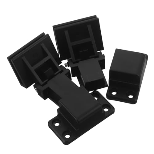 Alipis Bisagras de Repuesto para Plato Giratorio de Tocadiscos, Cubierta Antipolvo Negra Movimiento Óptimo, Piezas Compatibles para Reparación en Equipos de Vinilo