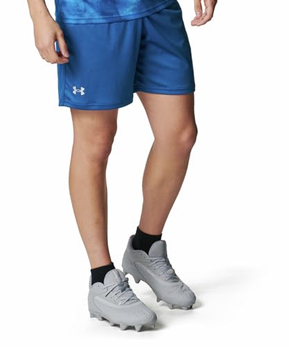 [A_[A[}[] UA YARD TECH SHORTS Varsity Blue Silver 3XL