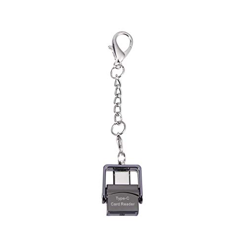 Leitor de cartão de celular Hemobllo Metal Tipo-C OTG Leitor de cartão de alta compatibilidade (Pret