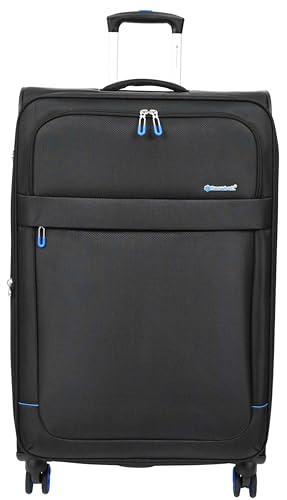Valise souple noire Large Check In House Of Leather Orion idéale pour vos longs voyages en soute