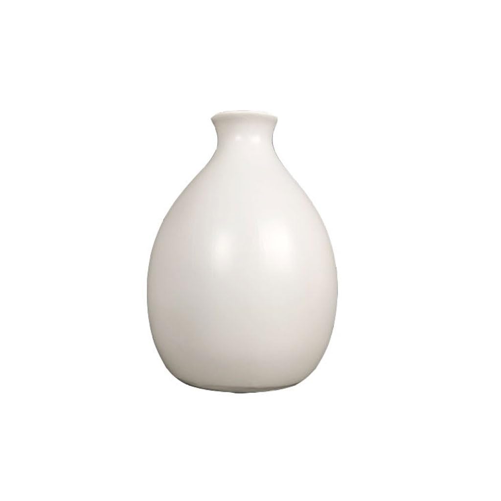 Gfhtrely A Vase Simple Spherical Ceramic Vase Home Restaurant Living Room Desktop Ornaments Flower Rrangement Flower Vases