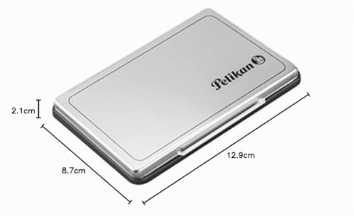 Pelikan Metall-Stempelkissen Schwarz 7 x 11 cm – Nachtränkbar – Für Gummi- & Polymerstempel – Made in Germany