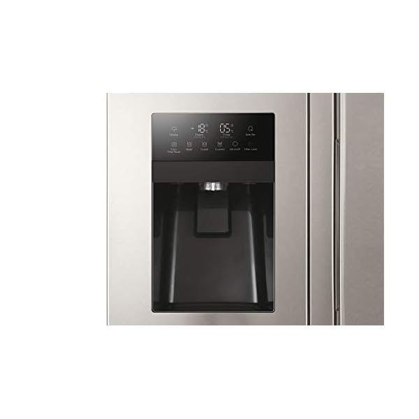 Haier HSR3918FIMP Freestanding American Style Side By Side Fridge