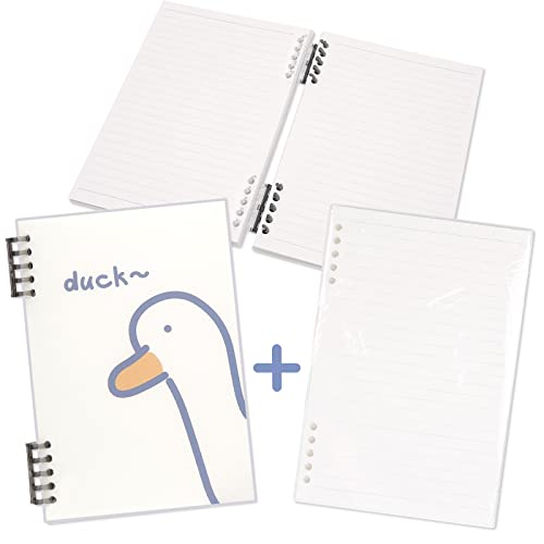 Feuilles carnet à spirales A5 elephtree rechargeables avec intercalaires