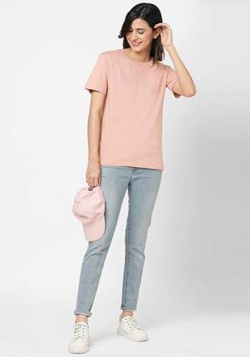 Image of Wear Your Opinion Women's S to 5XL Plain Solid 100% Cotton Unisex Boyfriend Fit T-Shirt (Design: Solid)