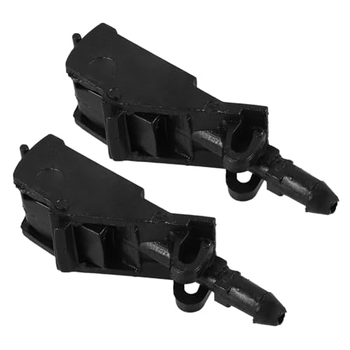 CVUTOVO Boquillas Lavaparabrisas Delanteras 2 Piezas Para Coche, Accesorios De Rociador Ajustable, Plástico Duradero, Compatible Mayoría De Modelos, Limpieza Para Uso Automotor