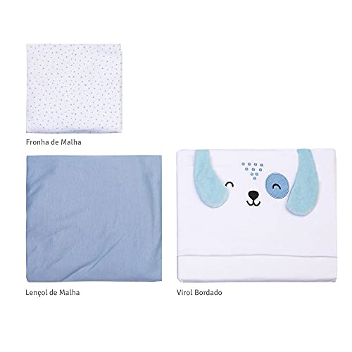 Papi Jogo De Mini Cama Mami Bichuus Para Bebê Contém 03 Peças