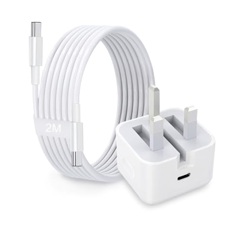 HEITCING USB C Charger,20W Fast Charger for iPhone 15/15 Plus/15 Pro/15 Pro Max/i.Pad Pro 12.9/11,USB C Plug and with 2-meter C to C charging cable