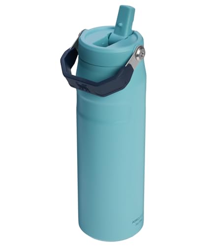 Image of Stanley IceFlow Flip Straw 2.0 Water Bottle 24 oz | Built-In Straw for Travel and Sports | Lightweight and Leak Resistant | Insulated Stainless Steel | BPA-Free | Agave