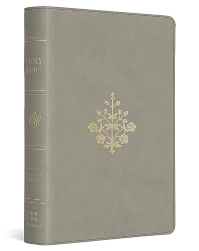 ESV Large Print Compact Bible, Red Letter (TruTone, Stone, Branch Design): Holy Bible, English Standard Version