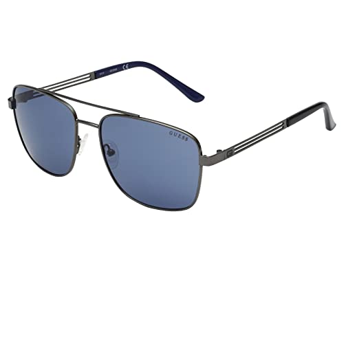 GUESS GF0206 Shiny Gunmetal/Blue One Size